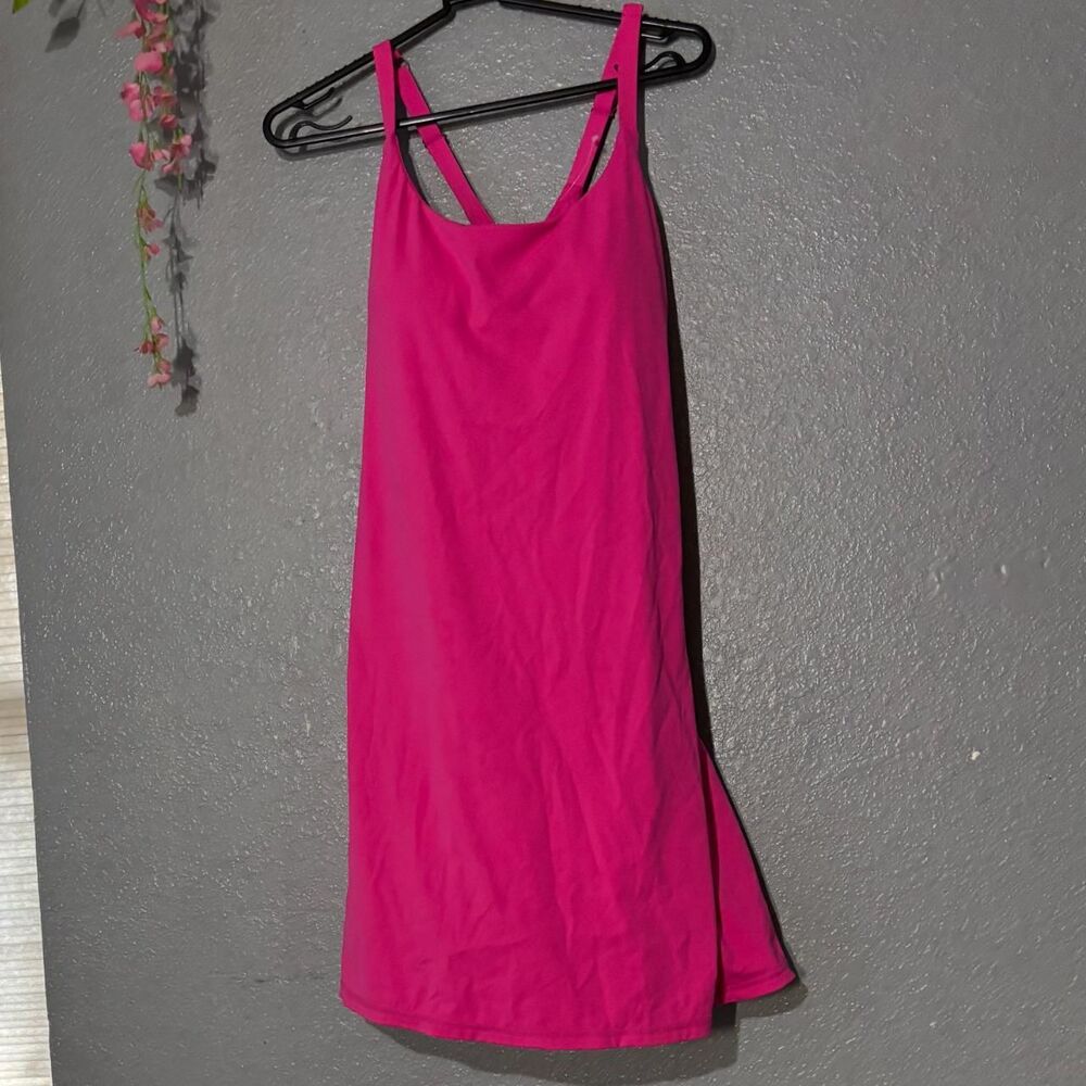 HALARA Fuchsia Strappy Mini Dress